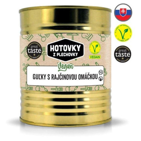 Gotova jela Hotovky z plechovky Veganske okruglice u umaku od rajčice (800 g)