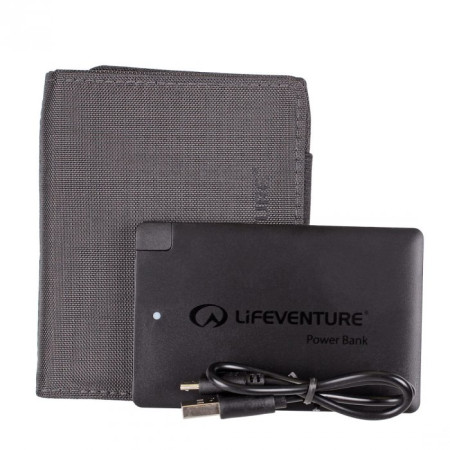 Novčanik LifeVenture RFID Charger Wallet siva Grey