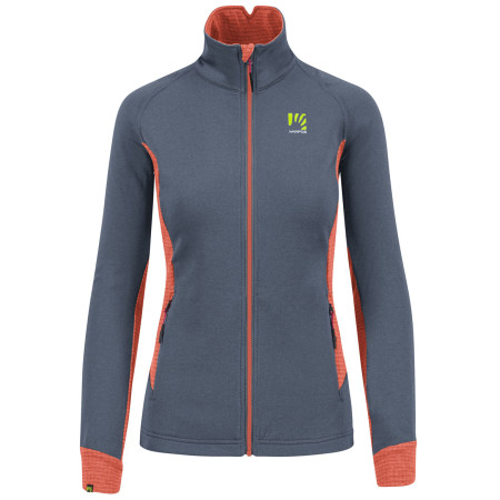 Ženska dukserica Karpos Pizzocco Evo W Full-Zip Fleece siva/crvena