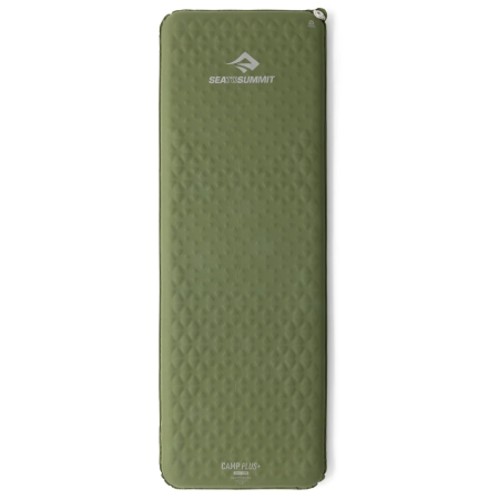 Podloga na samonapuhavanje Sea to Summit Camp Plus Self Inflating Mat Regular Rectangular Wide zelena Cypress