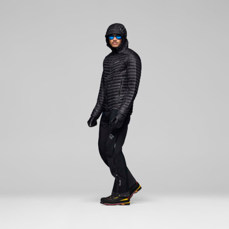 Muška pernata jakna Norrona trollveggen down800 super light Hood