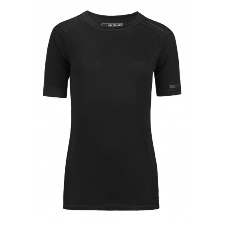 Muško termo rublje Ortovox Merino 185 Pure Short Sleeve crna BlackRaven
