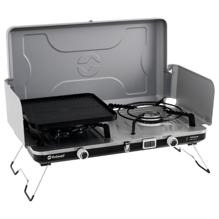 Kuhalo za kampiranje Outwell Merapi Pro Duo Deluxe srebrena Silver Grey