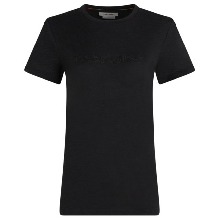 Ženska funkcionalna majica Icebreaker Women M 150 Tech Lite SS Tee IBStitchlin crna Black