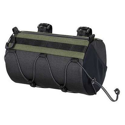 Torba za upravljač Topeak Tubular BarBag crna/zelena zelená