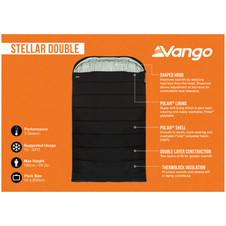 Vreća za spavanje Vango Stellar Double