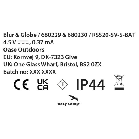 Božićne lampice Easy Camp Blur Light Chain