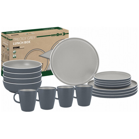 Set posuđa Brunner Lunch Box Trilogy Grey