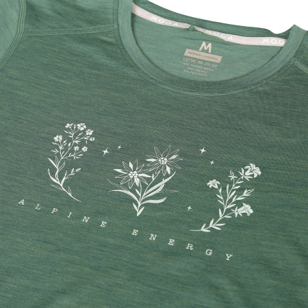 Ženska majica MOOA Merino Lyolite Bloom 150 Short