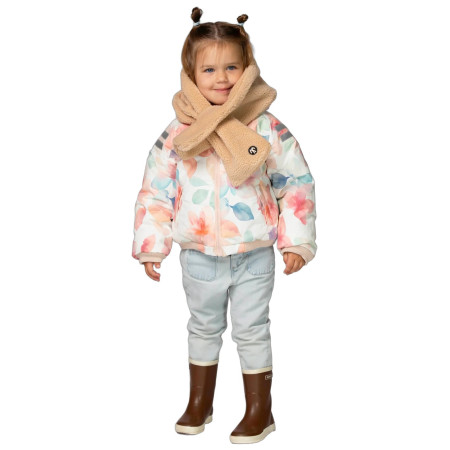 Dječja zimska jakna DucKsday Reversible Jacket Bliss/Sherpa růžová/hnědá Pastel/Pink