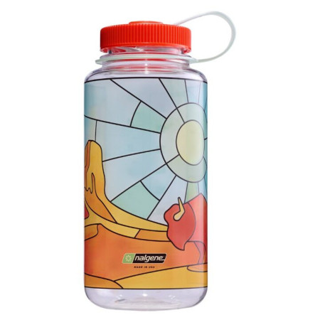 Boca Nalgene Wide Mouth 1l Clear Stained Glass