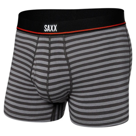 Muške bokserice Saxx Non-Stop Stretch Cotton Trunk siva hiker stripe-grey