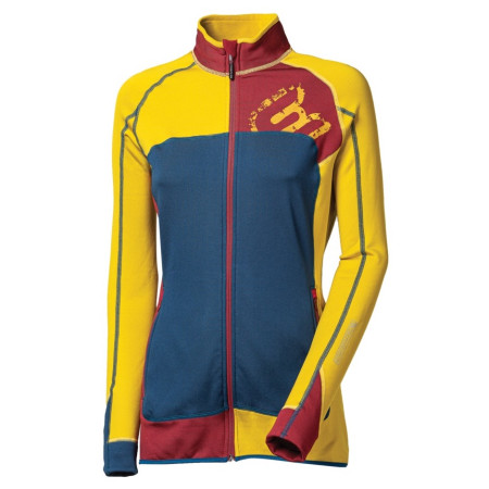 Ženska dukserica Progress TS Rebelia 17OO žuta Mustard/Wine/Petrol