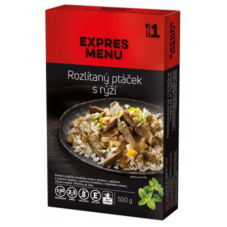 Gotova jela Expres menu Juneći rezanci, riža