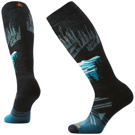 Čarape za skijanje Smartwool W Ski Full Cushion Alpine Auroras crna/plava BLACK