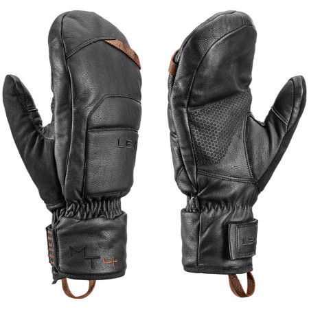 Rukavice za skijanje Leki Montera Prime Mitt crna /smeđa black-dark brown