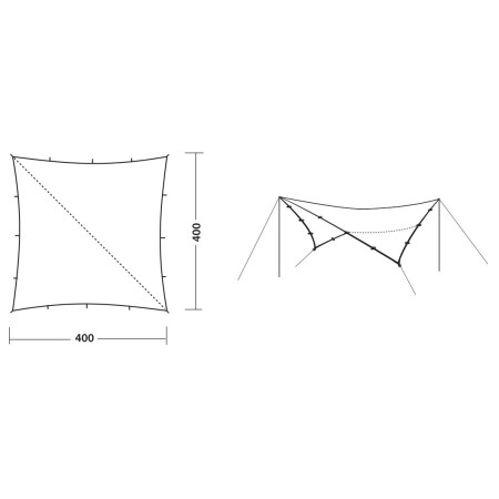 Zaklon Robens Outback Tarp 4 x 4 m