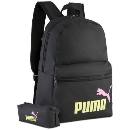 Gradski ruksak Puma Phase Backpack Set crna/žuta PUMA Black-Fizzy Light