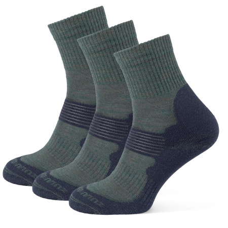 Čarape Zulu Merino Allseason 3-pack zelena green