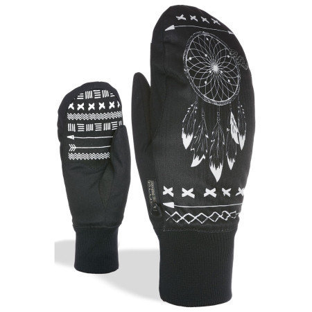 Ženske rukavice Level Bliss Coral Mitt crna/bijela Blackwhite