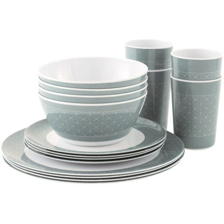 Set za piknik Outwell Blossom pro 4 osoby siva BlueShadow
