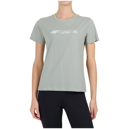 Ženska majica 4F Tshirt F3495 svijetlo zelena Mint