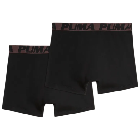 Muške bokserice Puma Striped Elastic Boxers 2P black