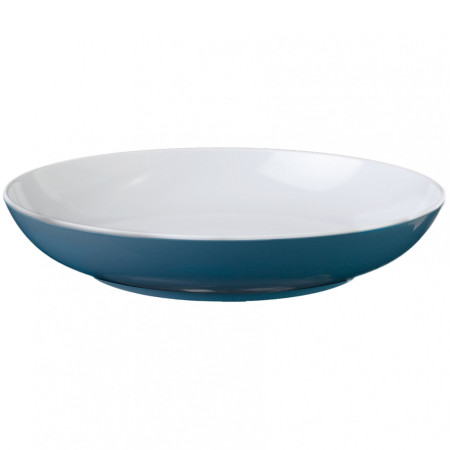 Tanjur Brunner Aquarius Deep plate bijela/plava