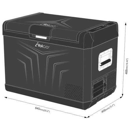 Kompresorski hladnjak Yolco GCX47