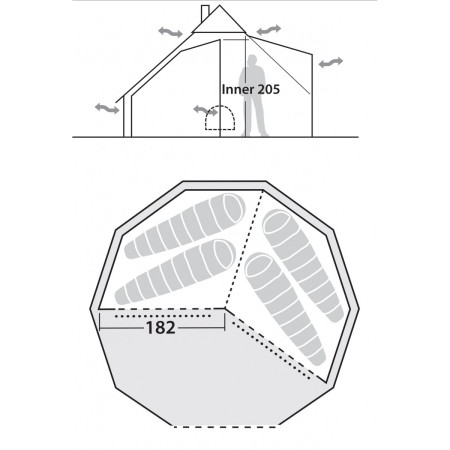 Sobe Robens Inner tent Klondike