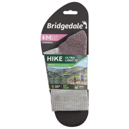 Ženske čarape Bridgedale Hike UL T2 MP Crew Women's