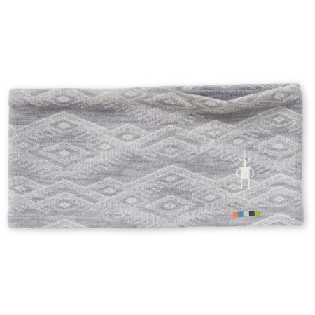 Traka za glavu Smartwool Merino 250 Reversible Headband siva LightGrayMountainFairisle