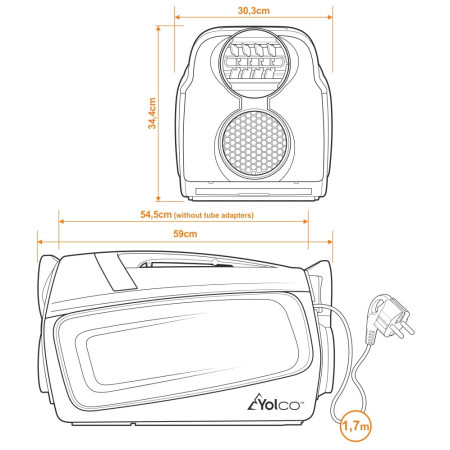 Klimatizacija Yolco TC390