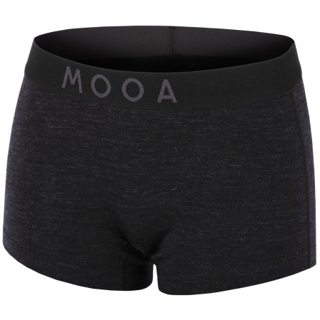 Ženske bokserice MOOA MerinoSilk 160 crna black melange