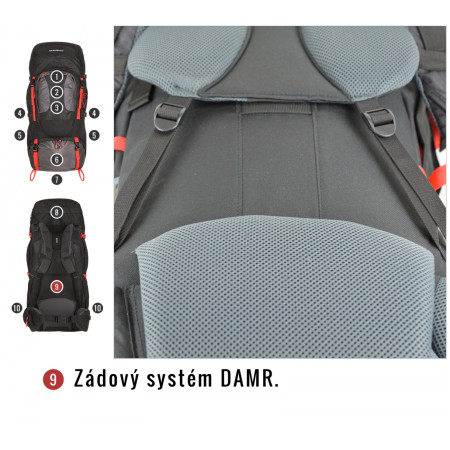 Ruksak Husky Samont 60+10 L