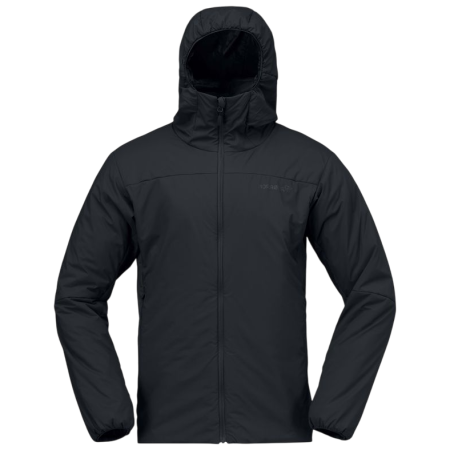 Muška zimska jakna Norrona femund thermo60 Zip Hood crna Caviar Black