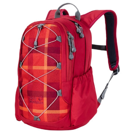 Dječji ruksak Jack Wolfskin Kids Grivla Pack crvena IndianRedWovenCheck
