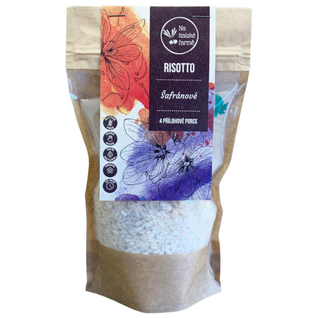 Gotova jela Na talijanskoj farmi Risotto šafránové smeđa