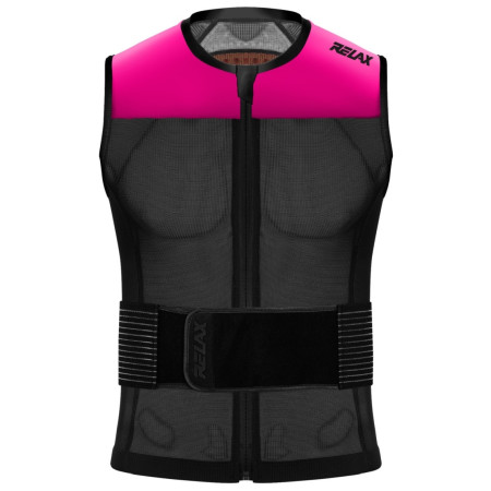 Dječja zaštita kralježnice Relax Speedmaster Evo Jr. crna/ružičasta černá, neon růžová