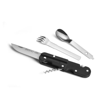 Višenamjenski nož TB OUTDOOR Bivouac Camp Knife crna