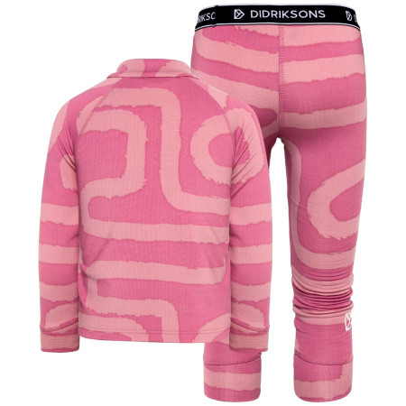 Dječje funkcionalno donje rublje Didriksons Jadis Kids Pr Set 5 Path Heather Pink
