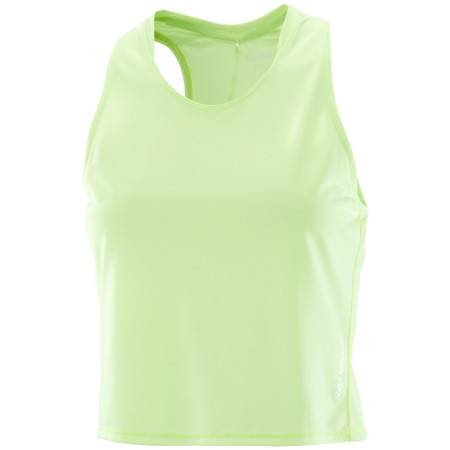 Ženska majica bez rukava Salomon Sense Aero Short Tank W zelena Butterfly