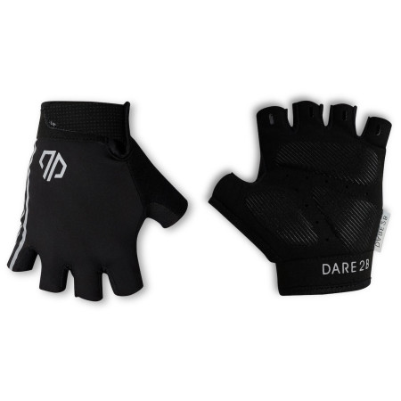 Ženske biciklističke rukavice Dare 2b Women's Cycle Mitts crna Black/Reflective