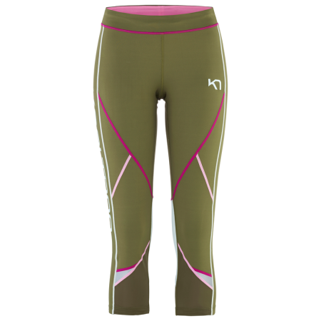 Ženske tajice 3/4 Kari Traa Louise 3/4 Tights zelena
