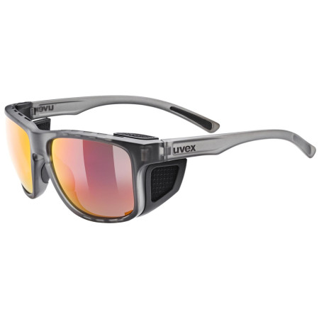 Sunčane naočale Uvex Sportstyle 312 crna/crvena Smoke Matt/Mir.Red