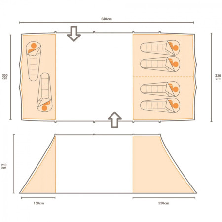 Šator Regatta Karuna 6
