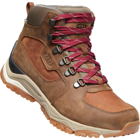 Ženske planinske cipele Keen Innate Leather Mid Wp W (2019) smeđa Praline/Cherry
