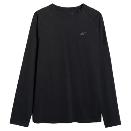 Muška majica 4F Longsleeve M474 crna DEEP BLACK