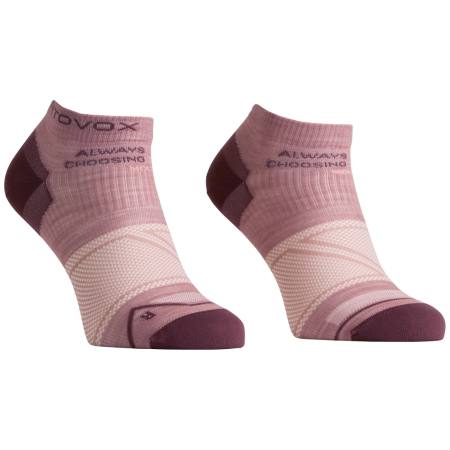 Ženske merino čarape Ortovox Alpine Light Low Socks W ružičasta Dusk Rose