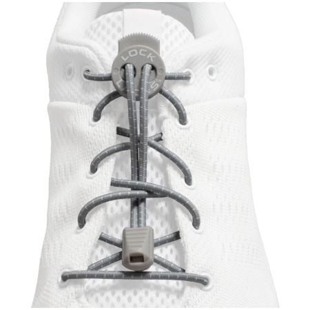 Vezice za cipele Lock Laces Original siva Cool Gray